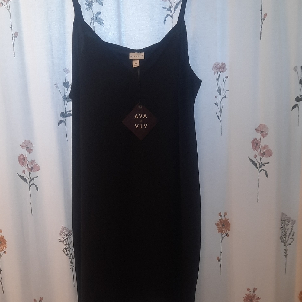 Ava & Viv Classic Black Dress